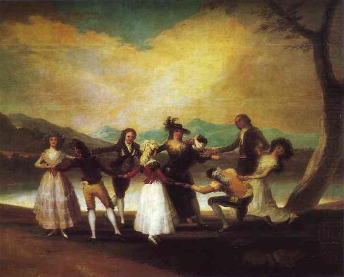 Francisco Jose de Goya Blind Man's Buff china oil painting image